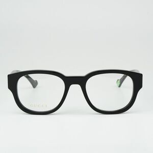 NEW Gucci GG1429O 003 Black Green Havana Square Men Eyeglasses GG 1429O
